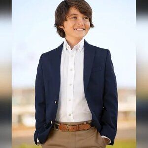 Lauren Ralph Lauren Big Boys Husky Solid Classic Sport Coats